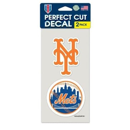 Wincraft New York Mets Set of 2 Die Cut Decals, 2PK 3208547645